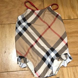 Burberry girls bathing suit - size 3- never worn